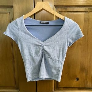 Brandy Melville Gina Top - Blue Floral